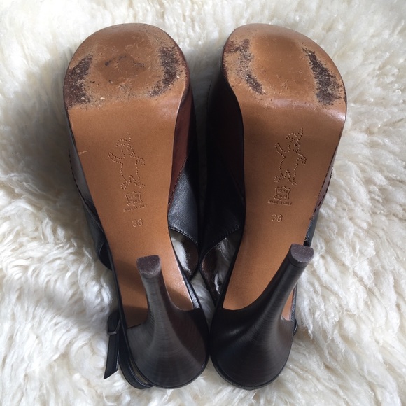 MARNI Sligback Platform Heels Sieze 38 - Picture 7 of 14